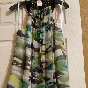 BCBG Multicolor Sleeveless Blouse